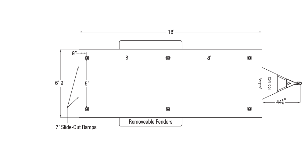Sundowner 4000AP Trailer Floorplan