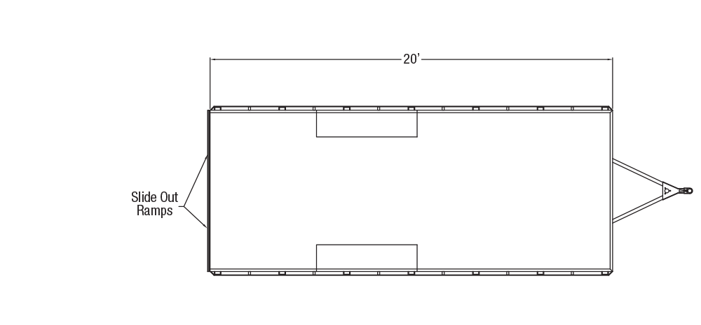 Sundowner AP Utility Trailer Floorplan