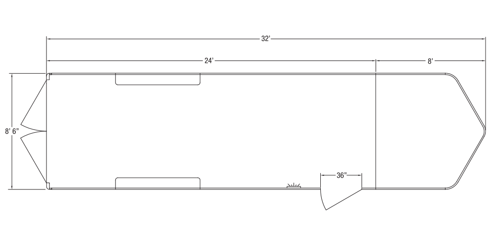 Sundowner Cargo Gooseneck Trailer Floorplan