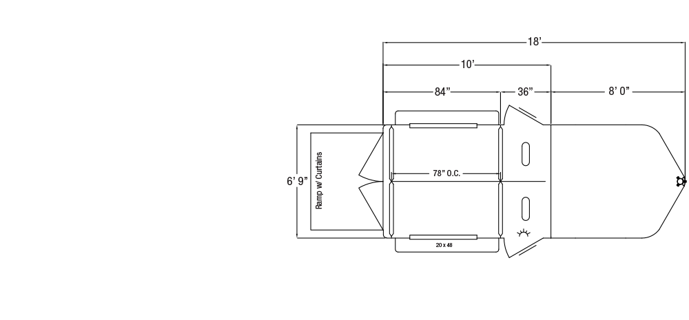 Sundowner Charter Gooseneck Trailer Floorplan