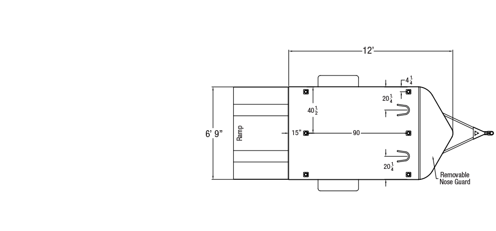 Sundowner MC12 Trailer Floorplan