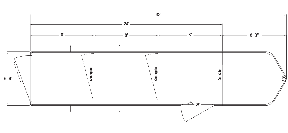 Sundowner Rancher Gooseneck Trailer Floorplan