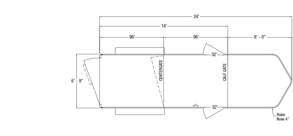Sundowner Rancher Express Gooseneck Trailer Floorplan