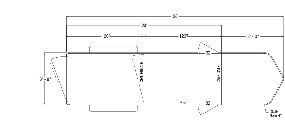 Sundowner Rancher Express Gooseneck Trailer Floorplan