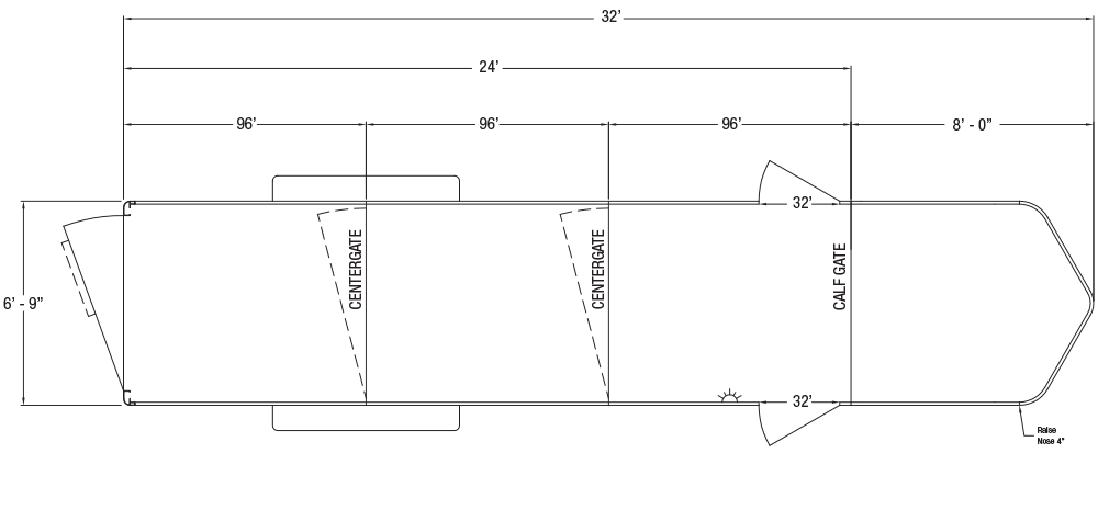 Sundowner Rancher Express Gooseneck Trailer Floorplan
