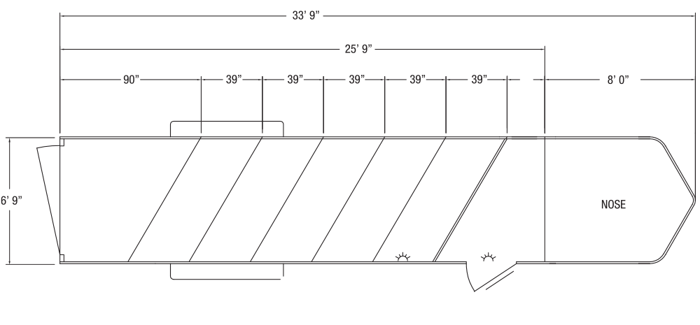 Sundowner Rancher Special Gooseneck Trailer Floorplan