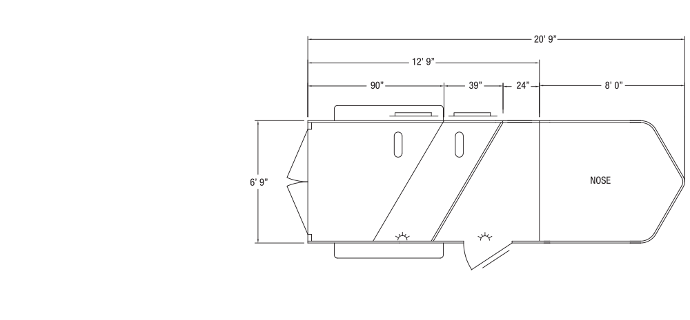 Sundowner Rancher Sport Gooseneck Trailer Floorplan