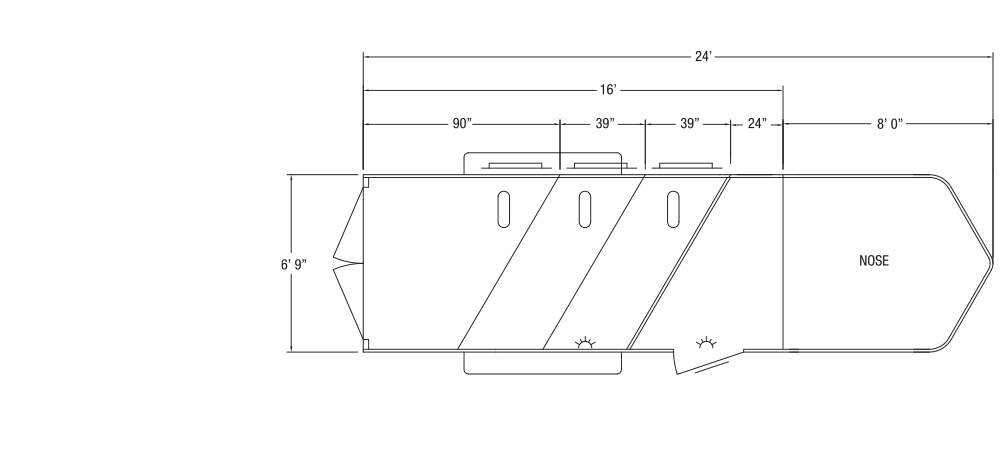 Sundowner Rancher Sport Gooseneck Trailer Floorplan