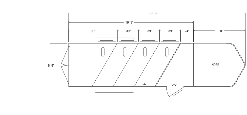 Sundowner Rancher Sport Gooseneck Trailer Floorplan