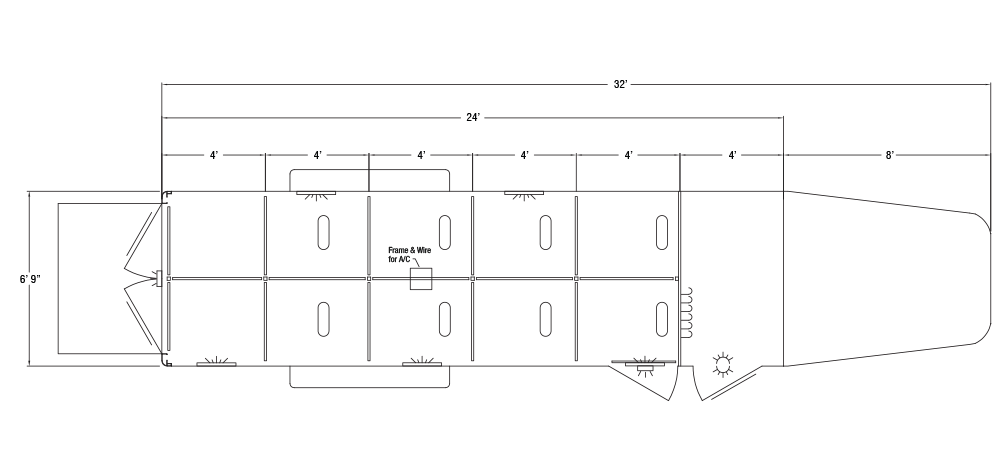 Sundowner Showman GT Gooseneck Trailer Floorplan