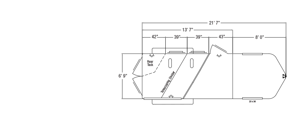 Sundowner Sportman Gooseneck Trailer Floorplan