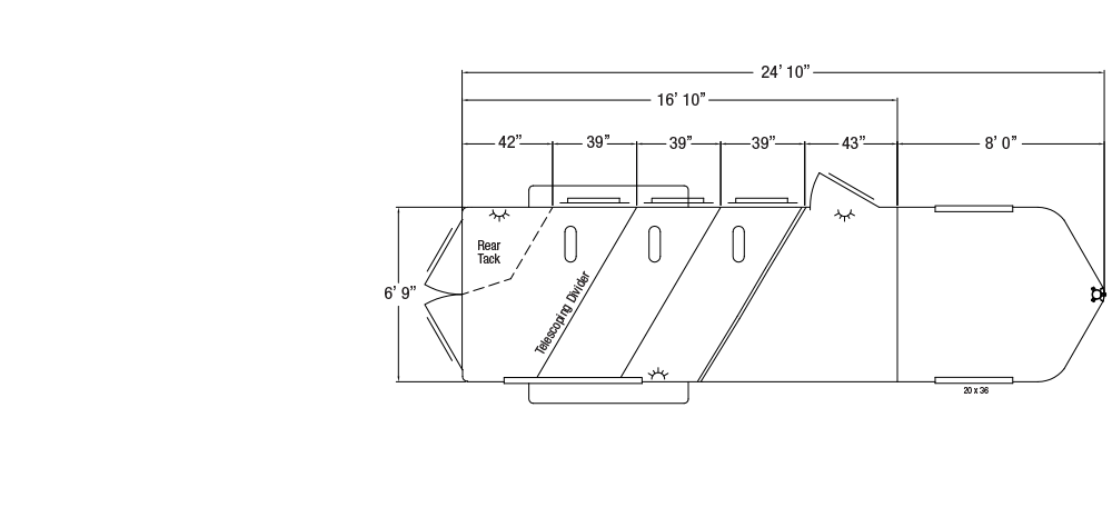 Sundowner Sportman Gooseneck Trailer Floorplan