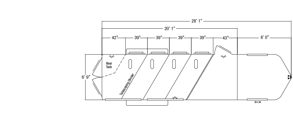 Sundowner Sportman Gooseneck Trailer Floorplan
