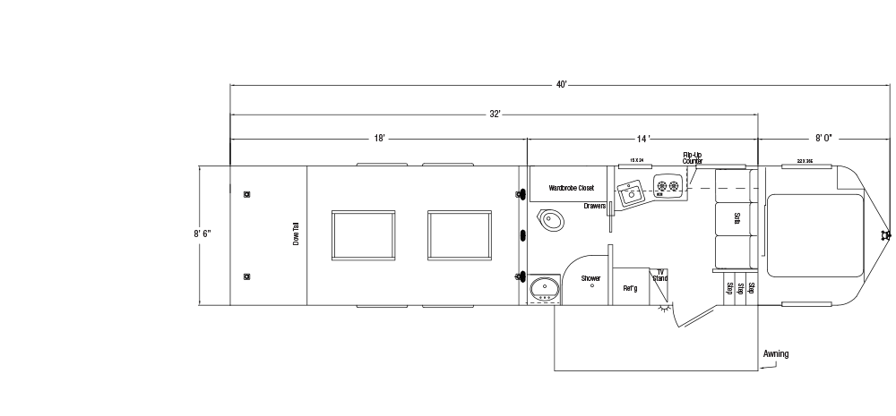 Sundowner Toy Hauler Krawler Model Gooseneck Trailer Floorplan
