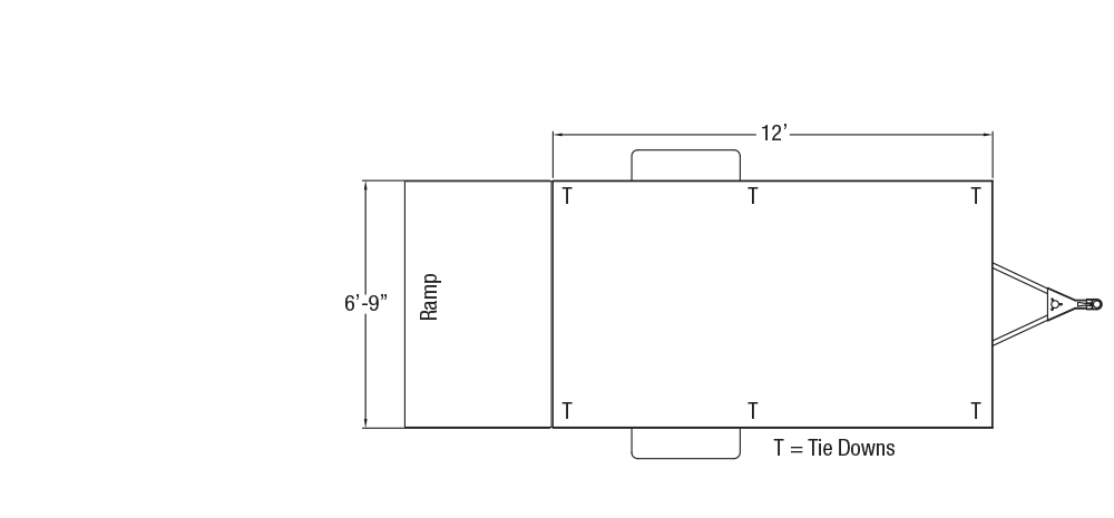 Sundowner Utility Trailer Floorplan